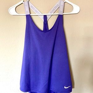 Nike Dri-Fit athletic tank top purple
